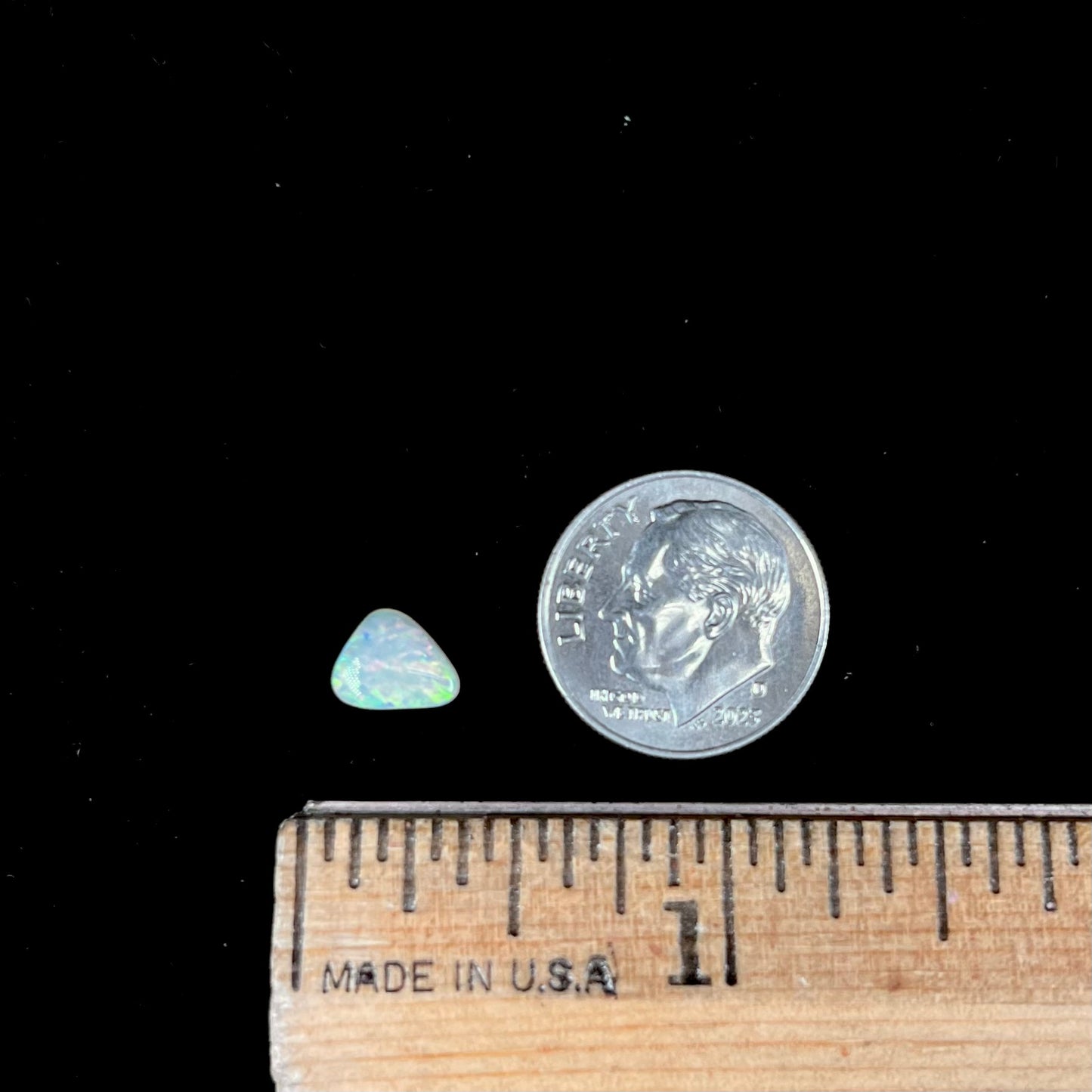 0.71ct Coober Pedy Light Semi-Crystal Opal | #E75