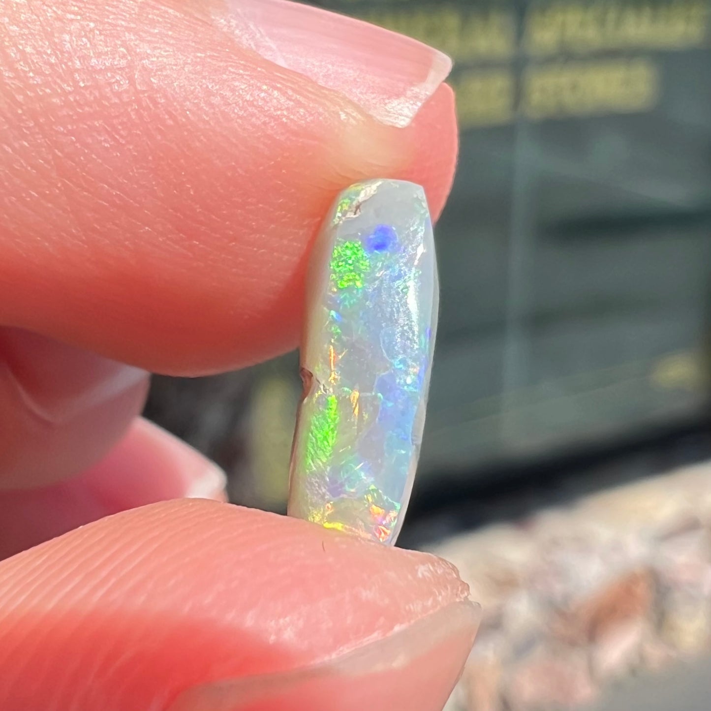 1.42ct Lightning Ridge Semi-Black Opal | #E69