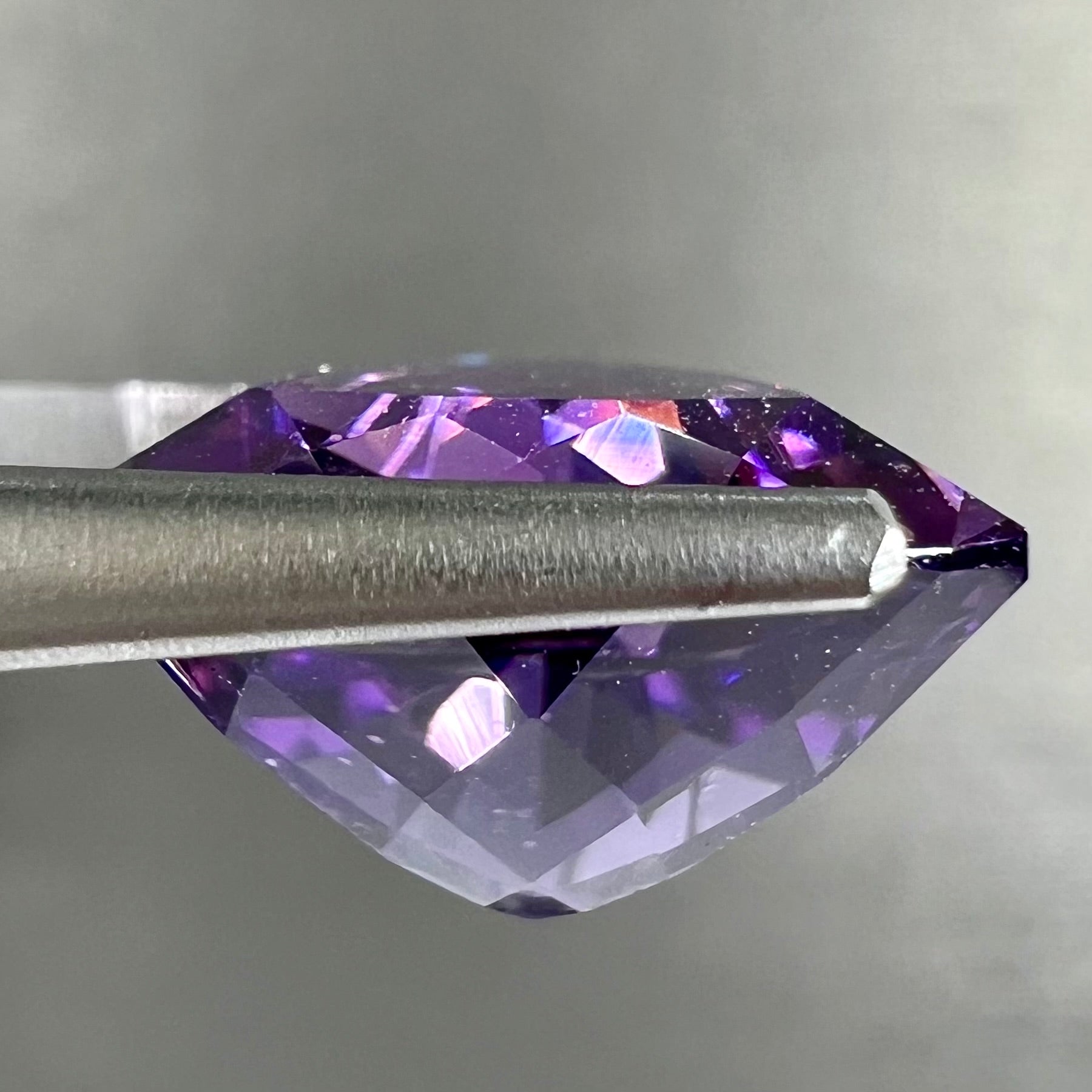 Coquimbite 1.55 ct Trillion Cut 9 x 9mm Peru w754 Purple Gemstone Loose Faceted Gem Stone Triangle 2024