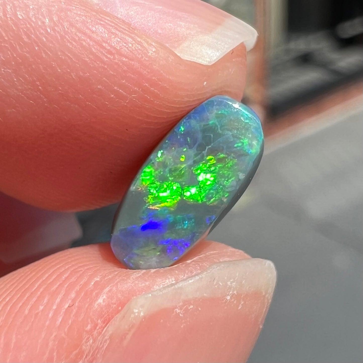 1.37ct Lightning Ridge Semi-Black Opal | #E61