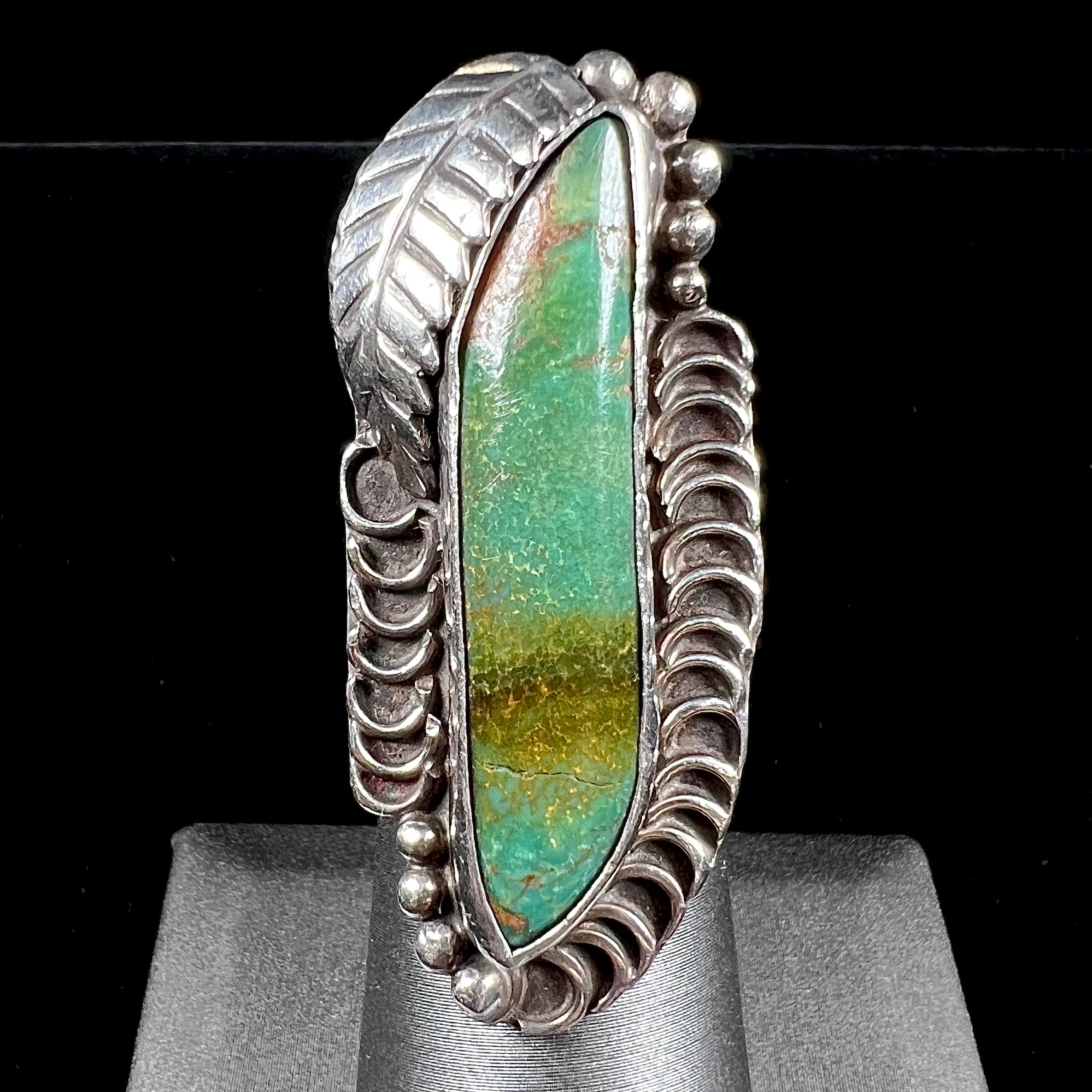 Vintage Multicolored Green Turquoise Ring, c.1960's | Burton's