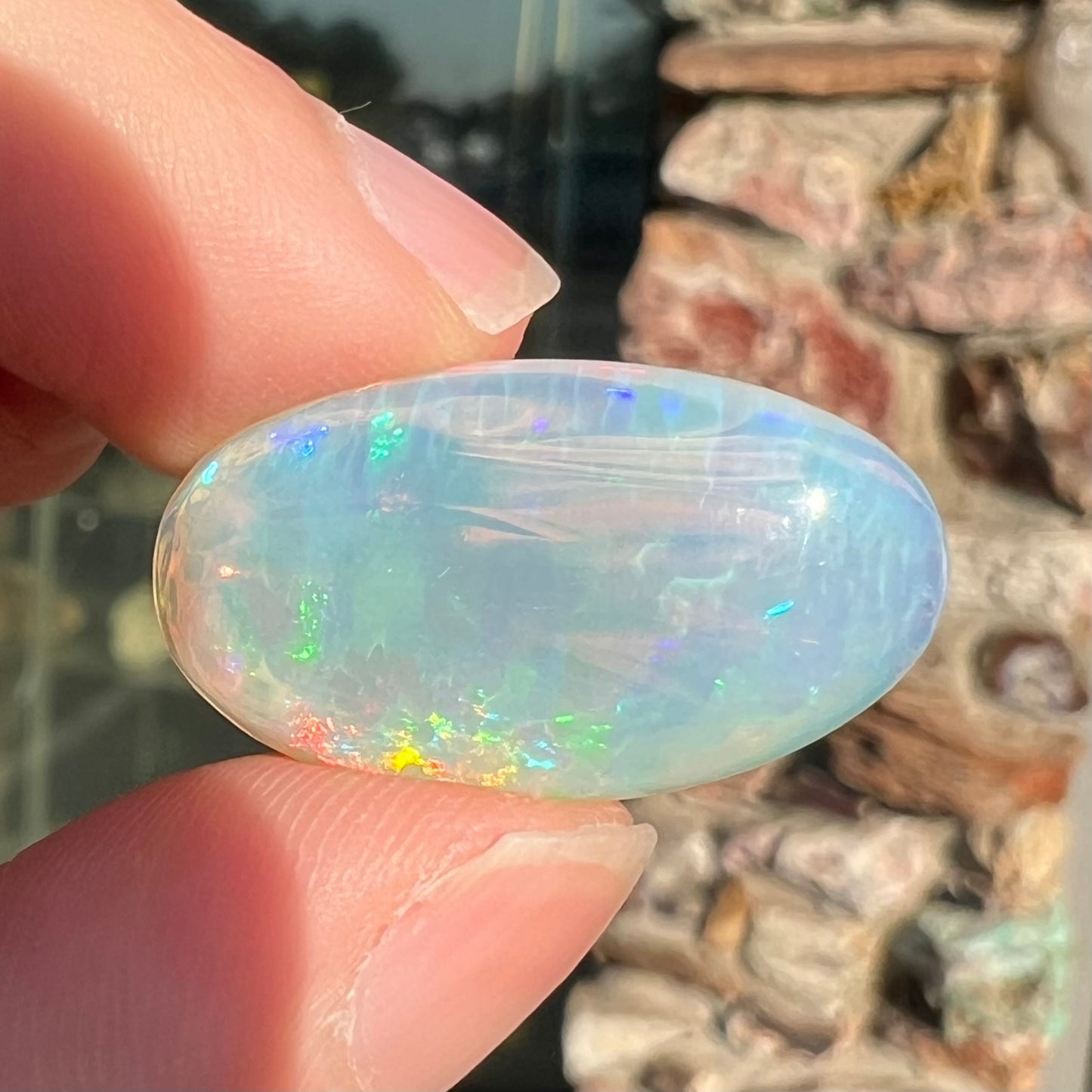 12.88ct Ethiopian Crystal Fire Opal | #E198 | "Liquid Water"