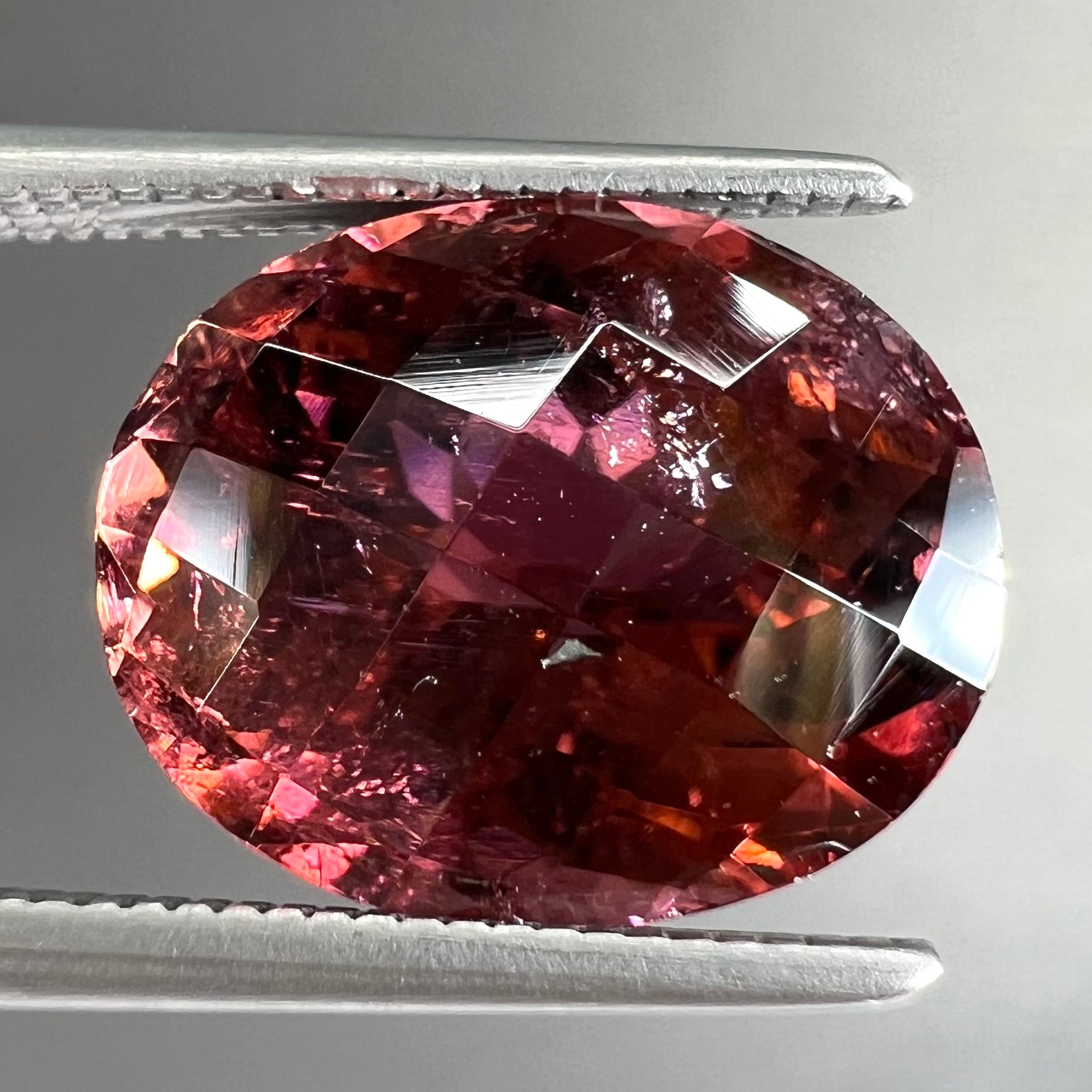 3.66 Cts Awesome Quality Natural Rubellite Pink Tourmaline Cut, Oval Shape Faceted, Excellent Quality, Loose high quality Pink Tourmaline Cut, 9X11.5 MM