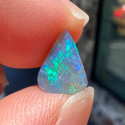 1.40ct Lightning Ridge Semi-Black Crystal Opal | #E55