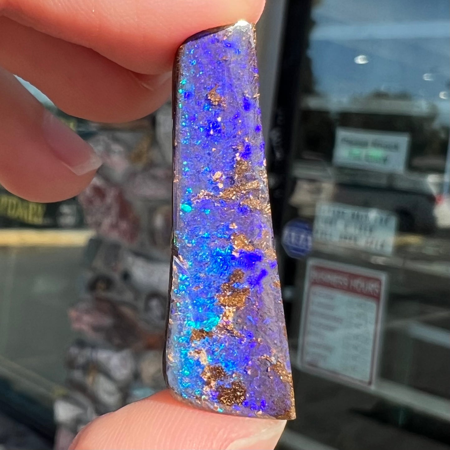 22.99ct Quilpie Black Boulder Opal | #E187