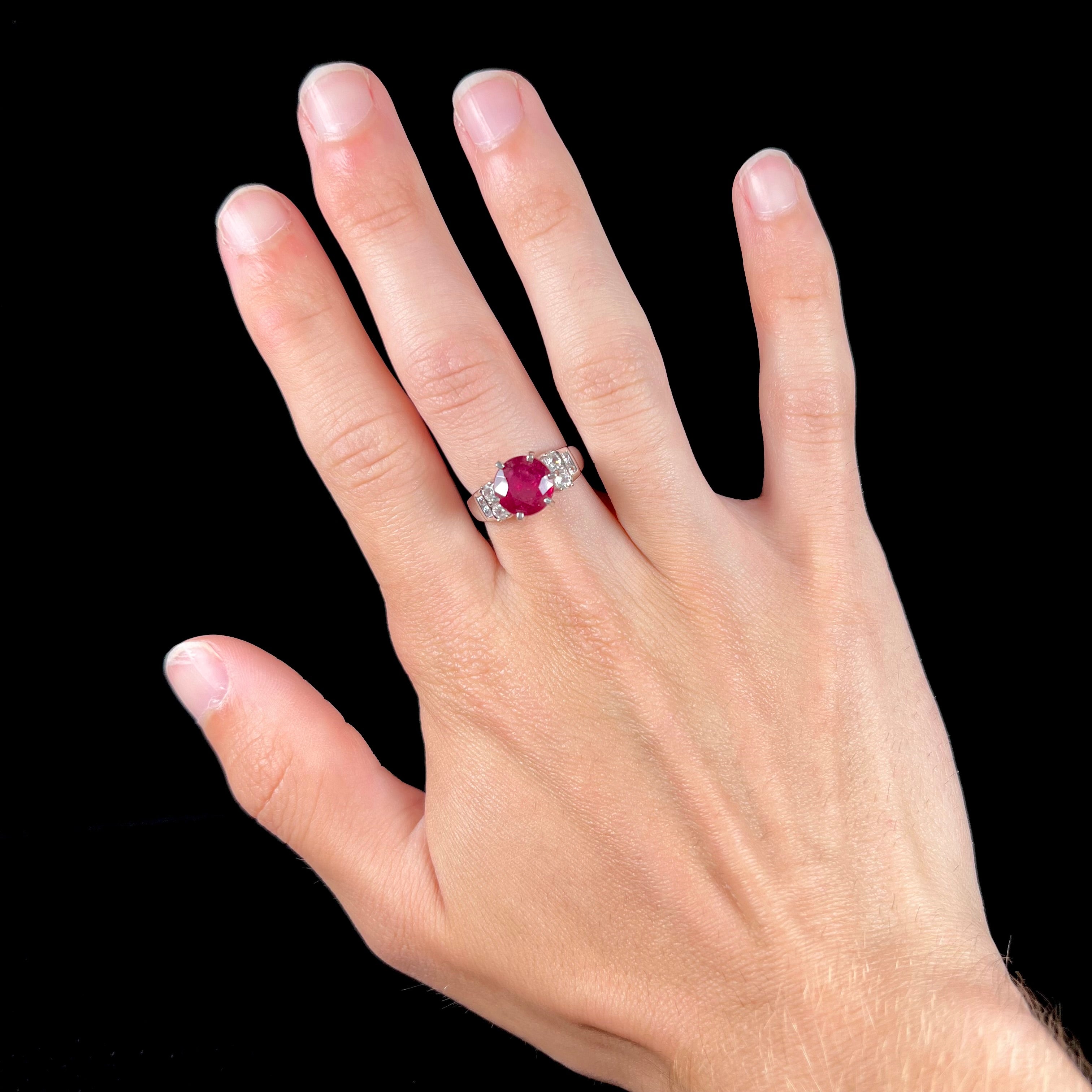 Handmade Natural Ruby Ring | Genuine Ruby Jewelry