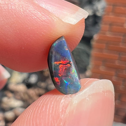 0.96ct Lightning Ridge Black Opal | #E54