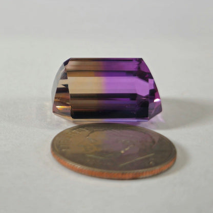 18.66ct Ametrine, Emerald Cut | AA Color