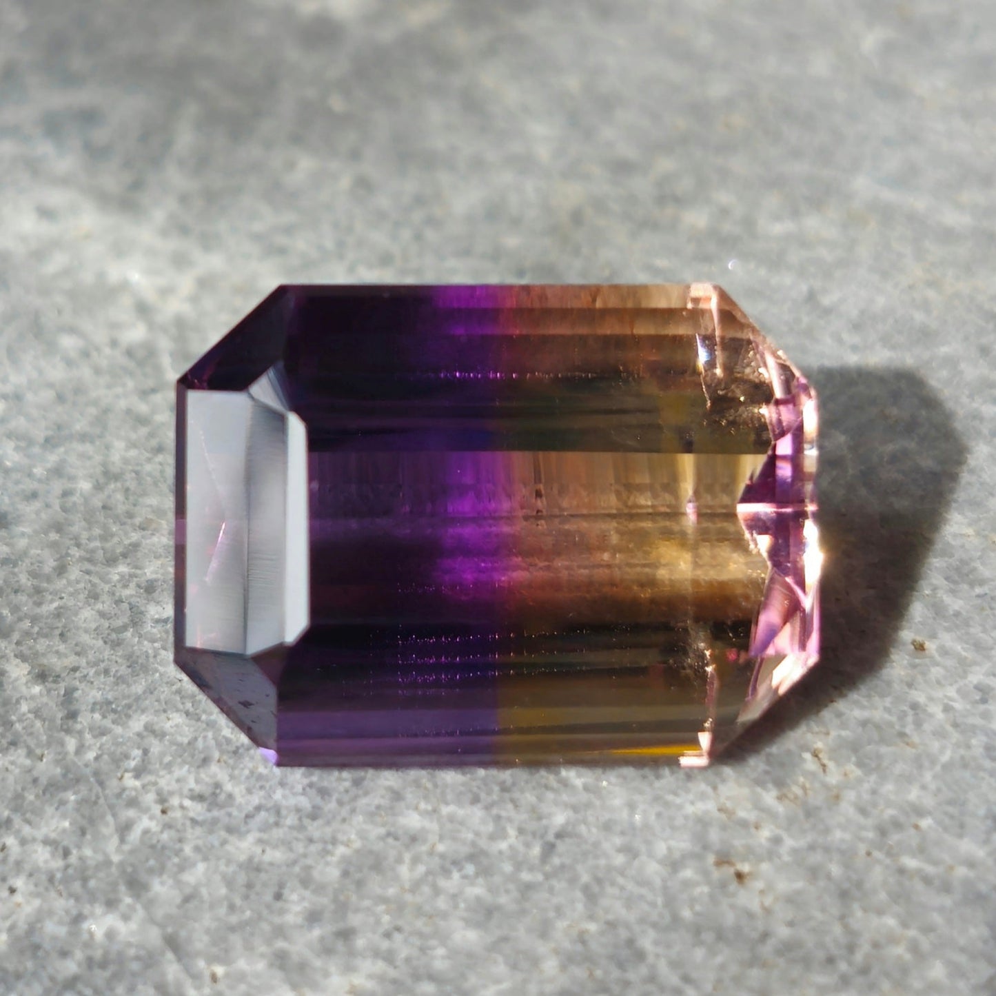 18.66ct Ametrine, Emerald Cut | AA Color