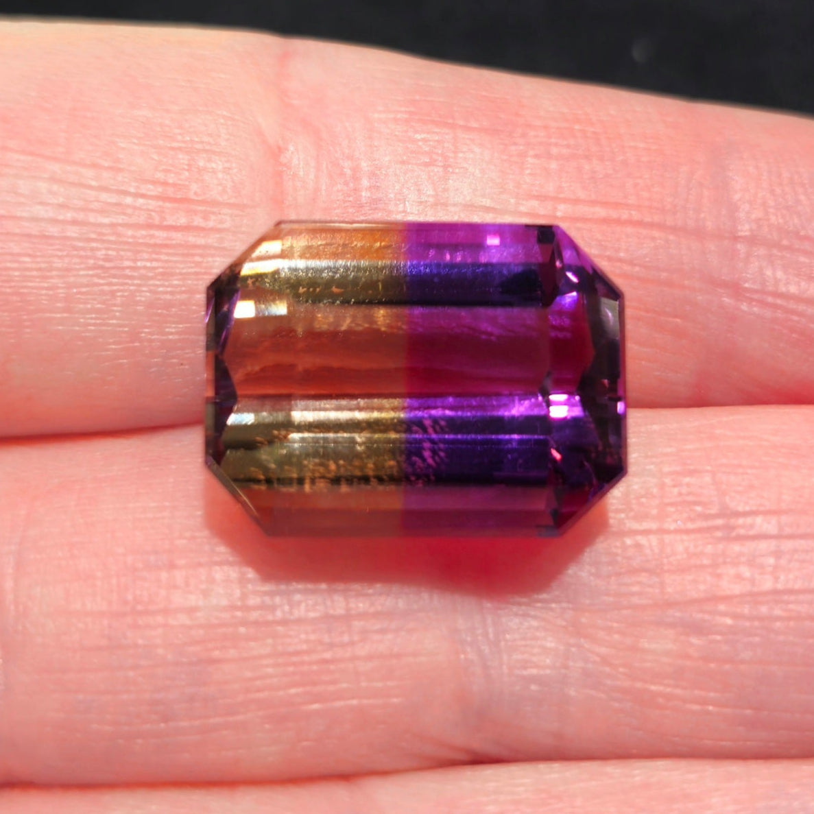 18.66ct Ametrine, Emerald Cut | AA Color