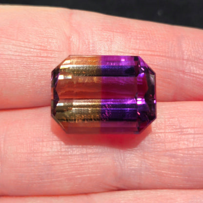 18.66ct Ametrine, Emerald Cut | AA Color