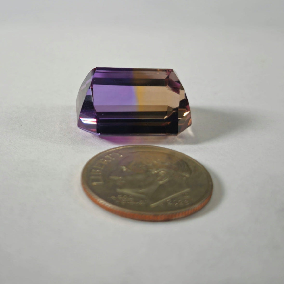 18.66ct Ametrine, Emerald Cut | AA Color