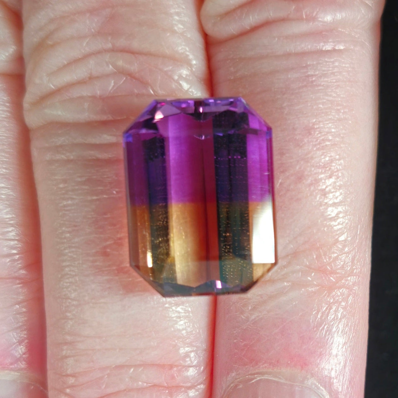 18.66ct Ametrine, Emerald Cut | AA Color