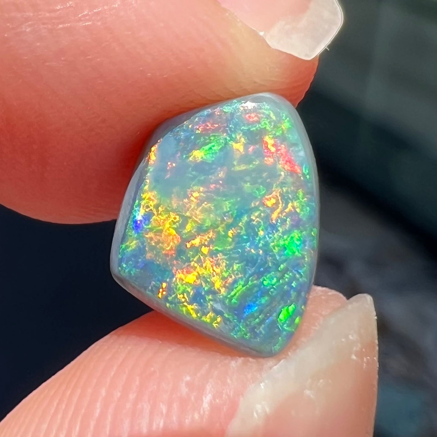 1.75ct Lightning Ridge Semi-Black Opal | #E56