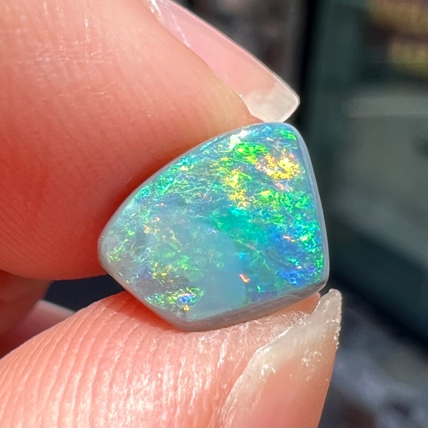 1.75ct Lightning Ridge Semi-Black Opal | #E56