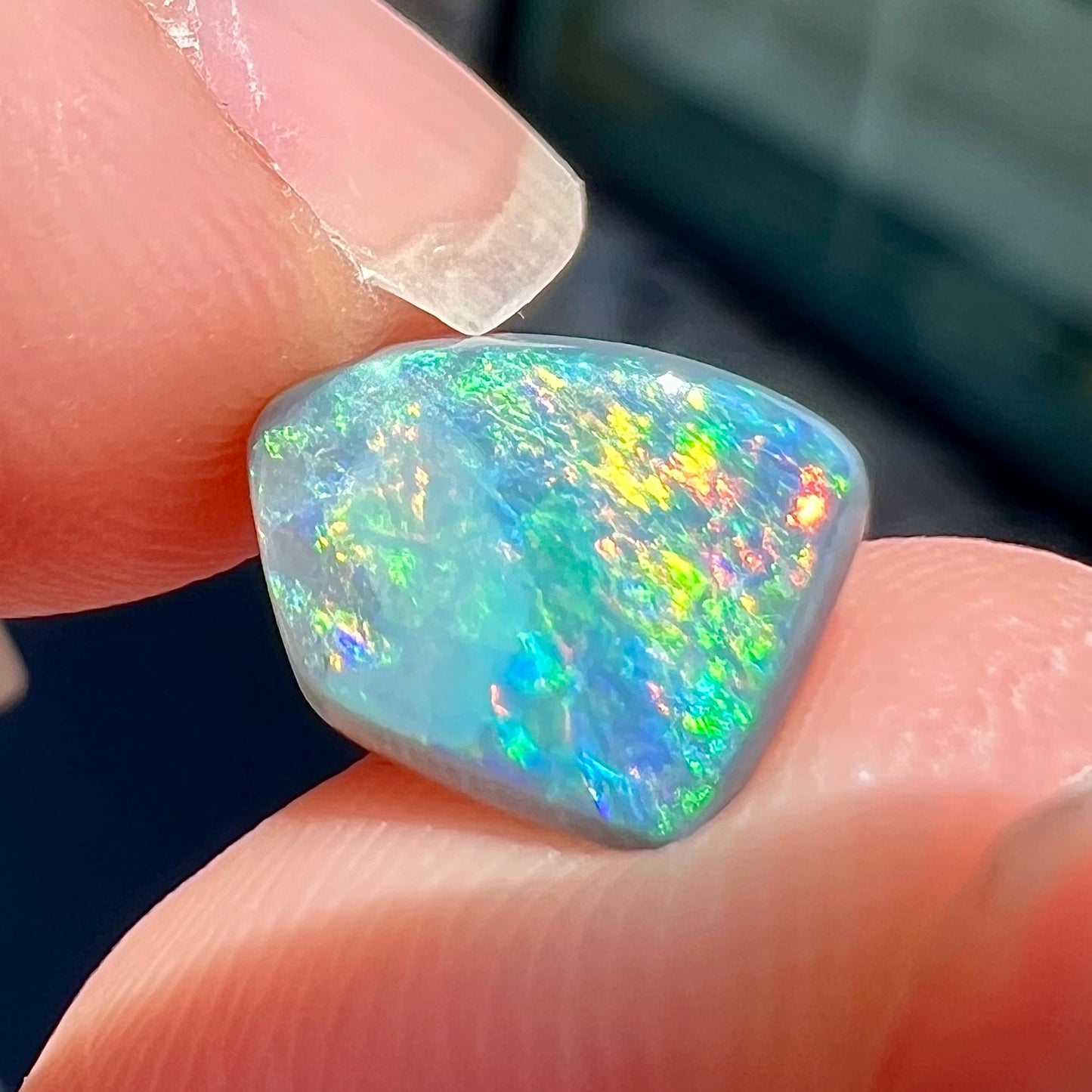 1.75ct Lightning Ridge Semi-Black Opal | #E56