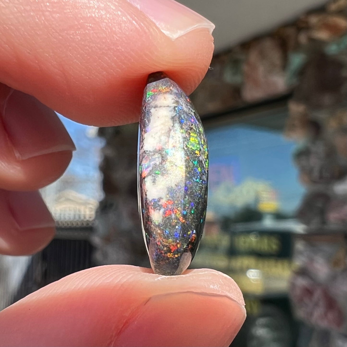 8.89ct Treated Andamooka Matrix Opal | #E211