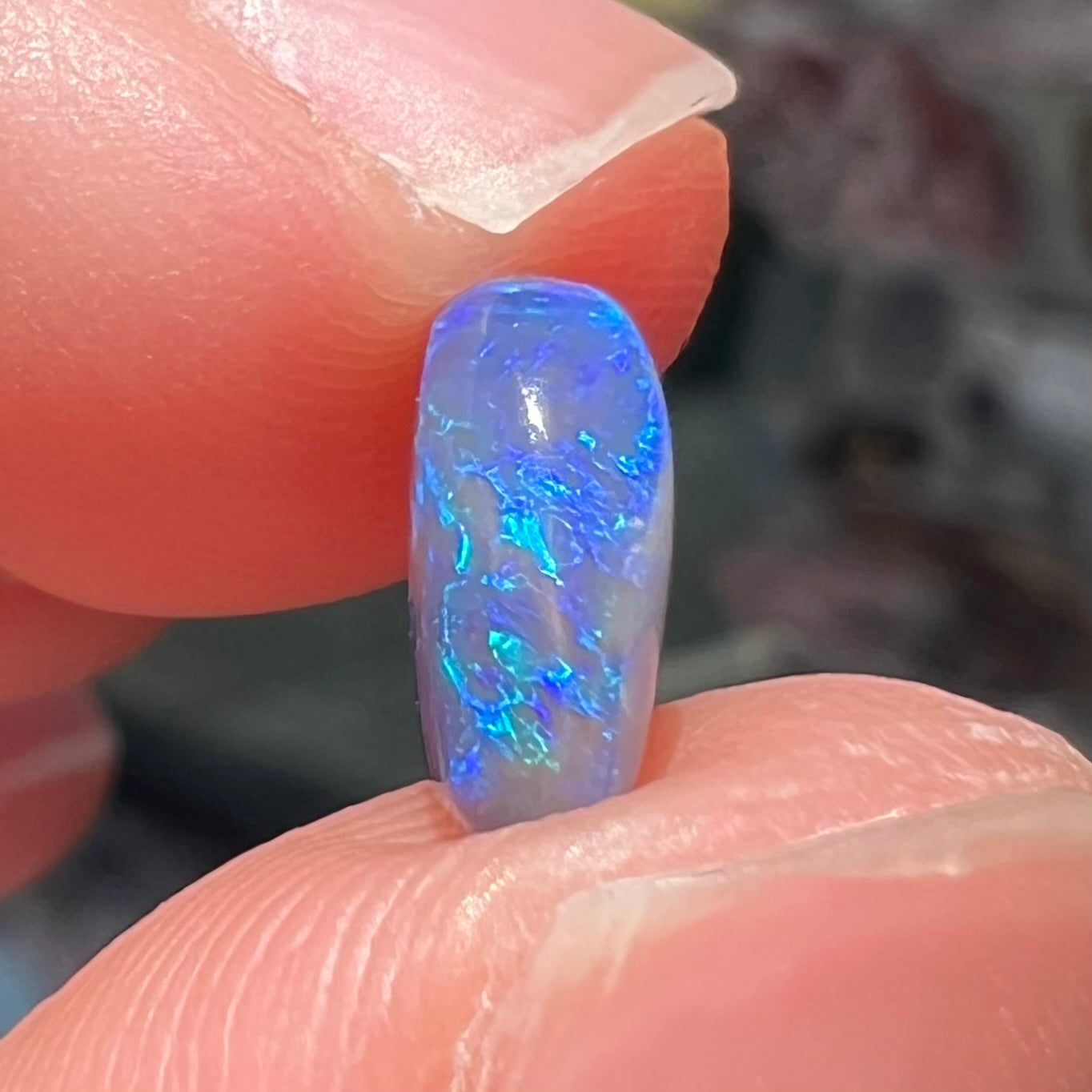 1.41ct Lightning Ridge Black Crystal Opal | #E65