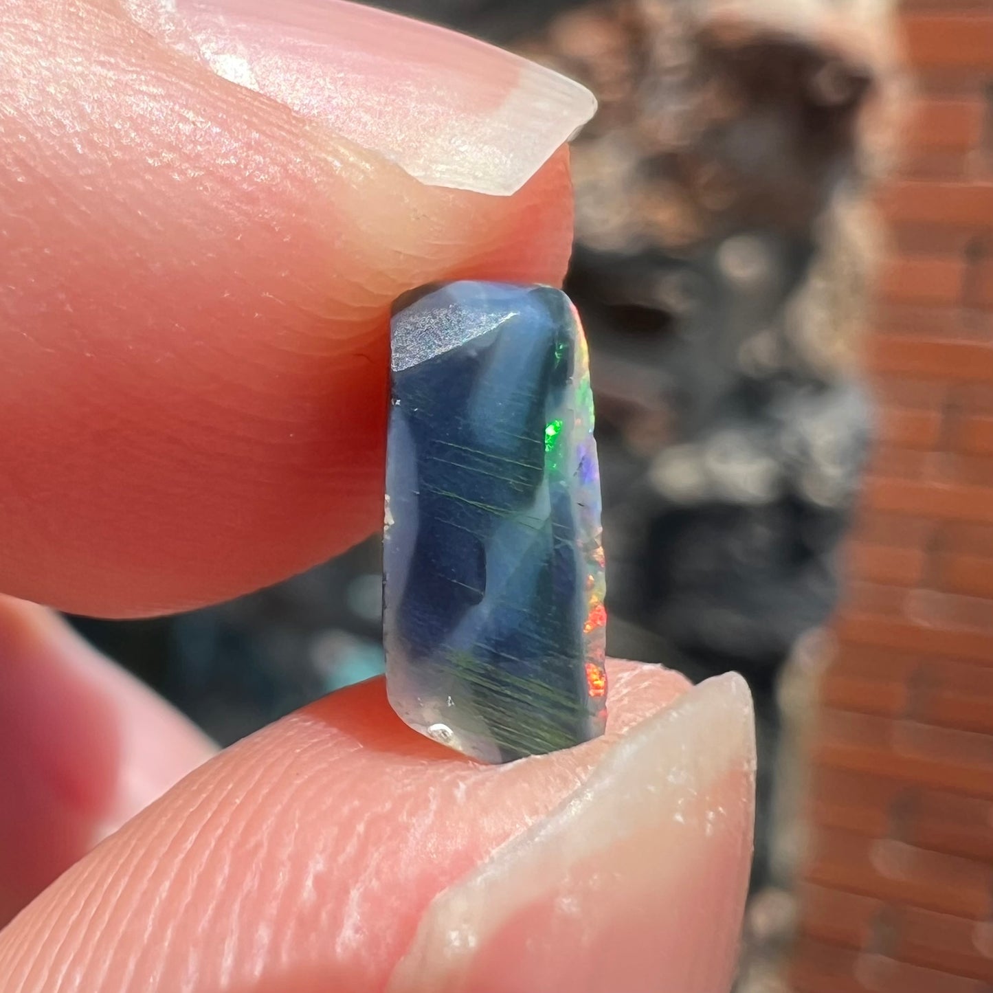 0.96ct Lightning Ridge Black Opal | #E54