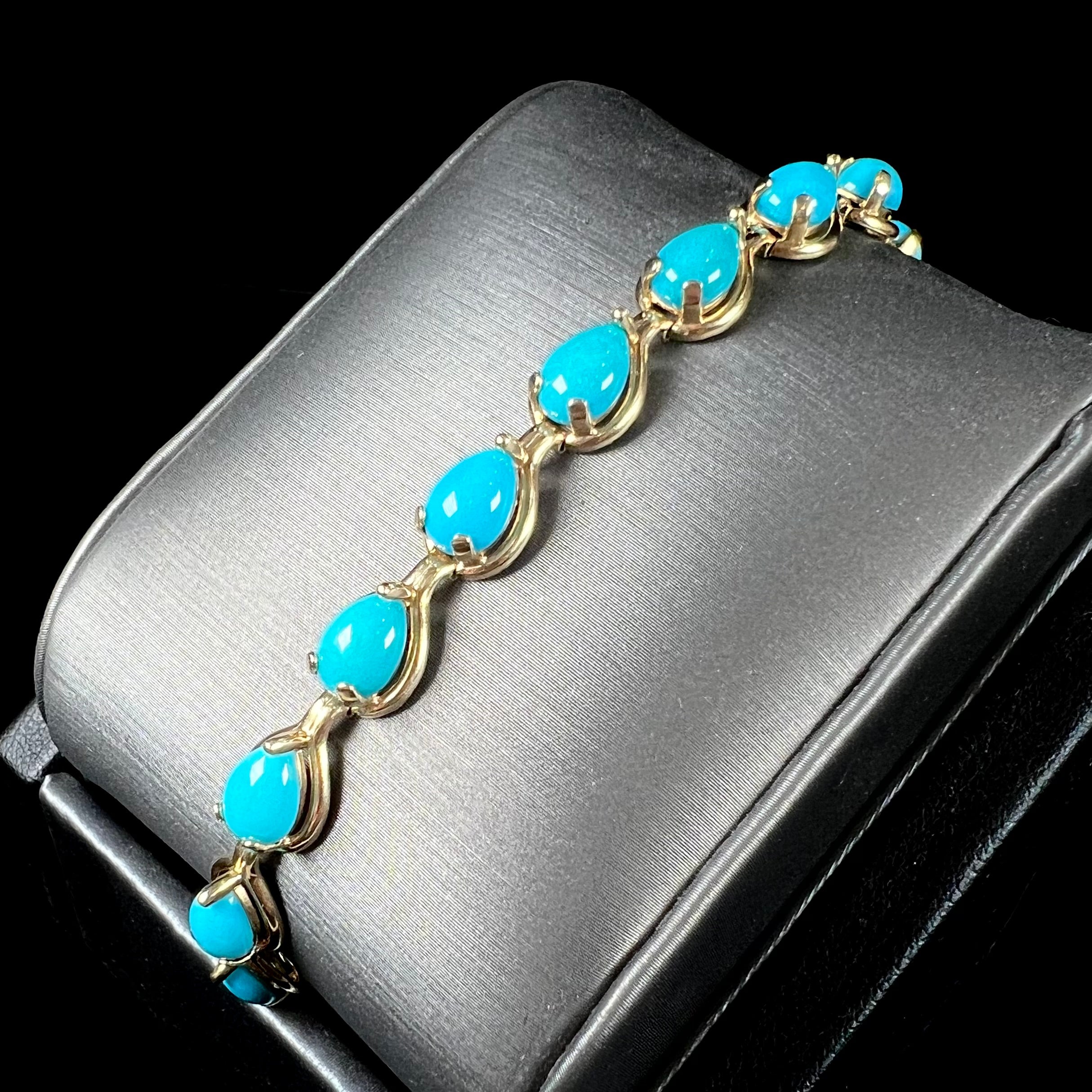 Sleeping beauty turquoise hot sale tennis bracelet