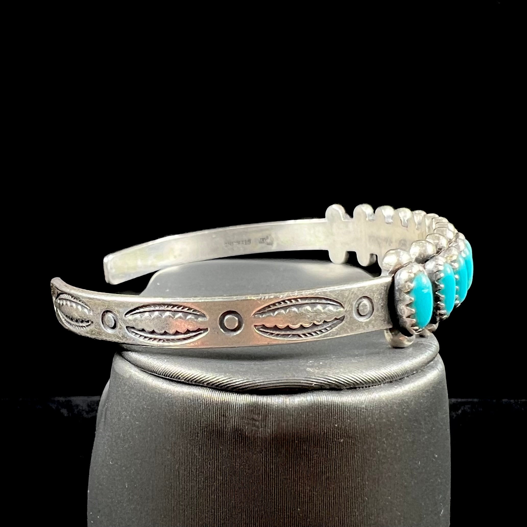 Beautiful Antique Chinese sterling Silver filigree enamel turquoise Bracelet  | eBay