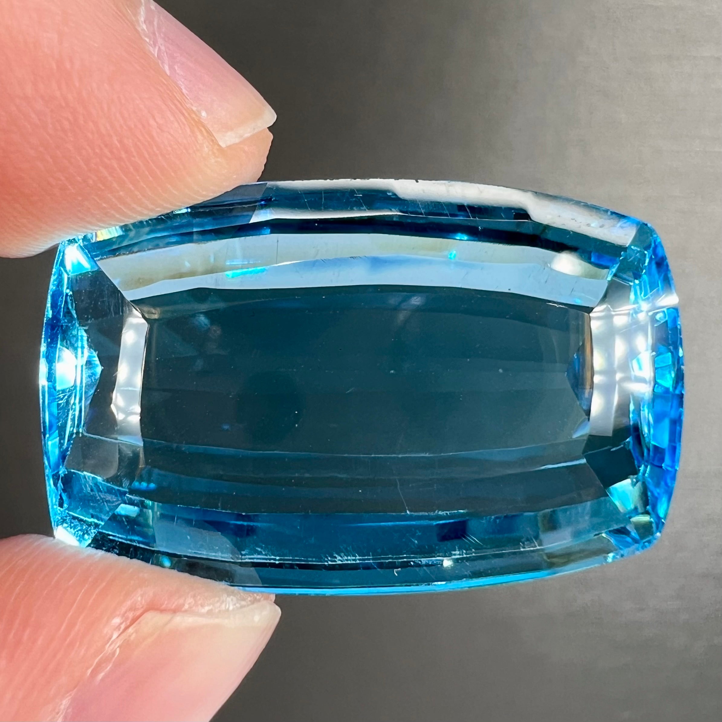 Blue Topaz, Natural Swiss Blue Topaz Gemstone, Topaz Jewelry, Faceted offers Loose Gemstone, 14.90 cts