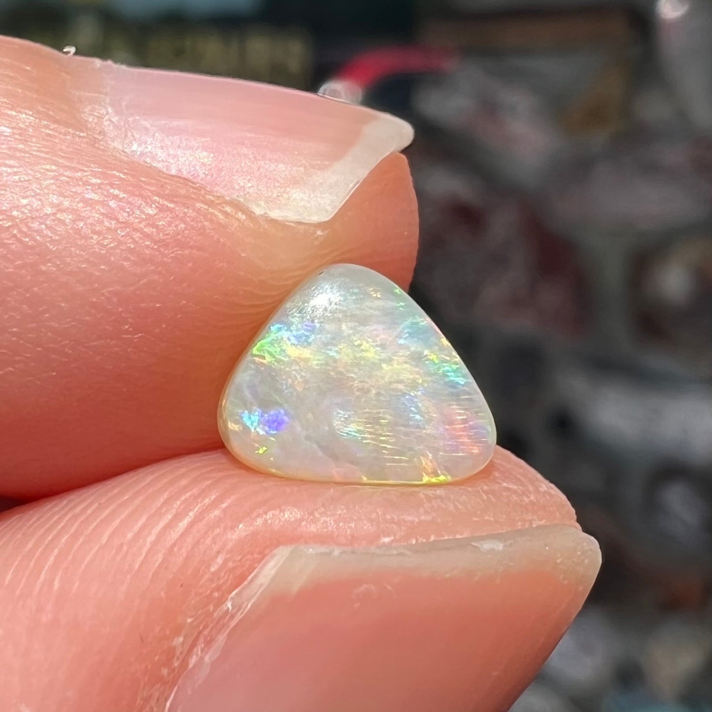 0.71ct Coober Pedy Light Semi-Crystal Opal | #E75