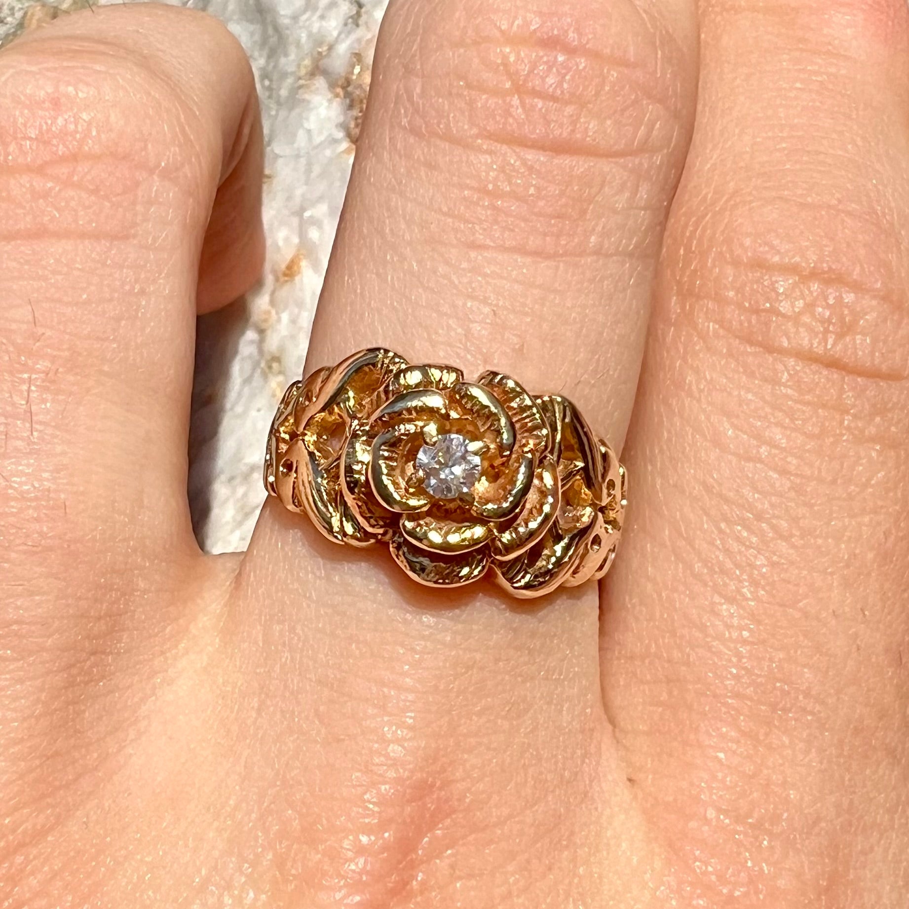 Rose hot sale style ring