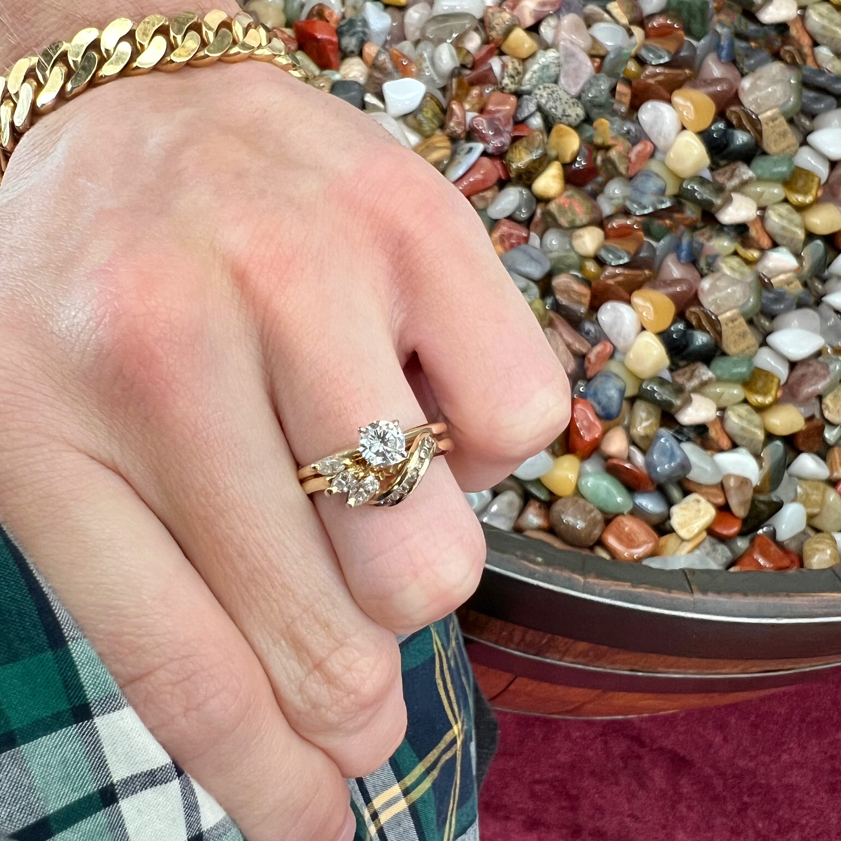 1970s vintage engagement deals rings