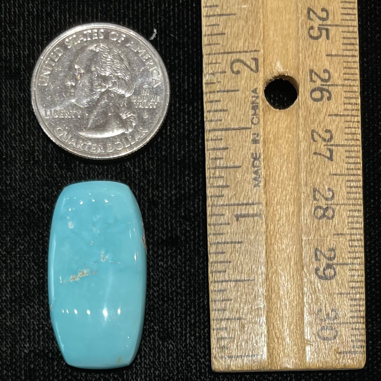 Turquoise cabochon outlets Mystic Mountain mine, A-135