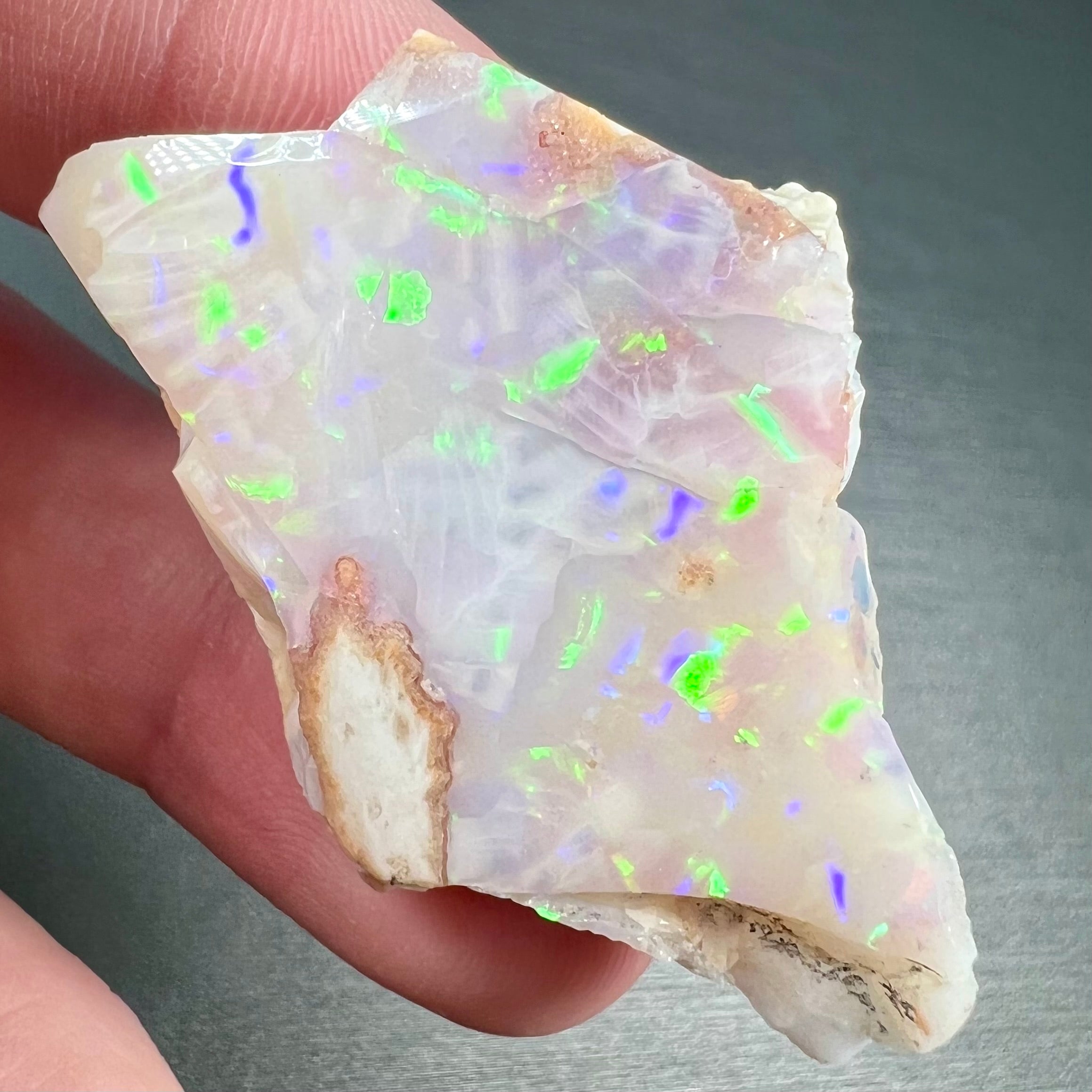 85.76ct Polished Ribbon Pattern Opal Specimen | Burton's