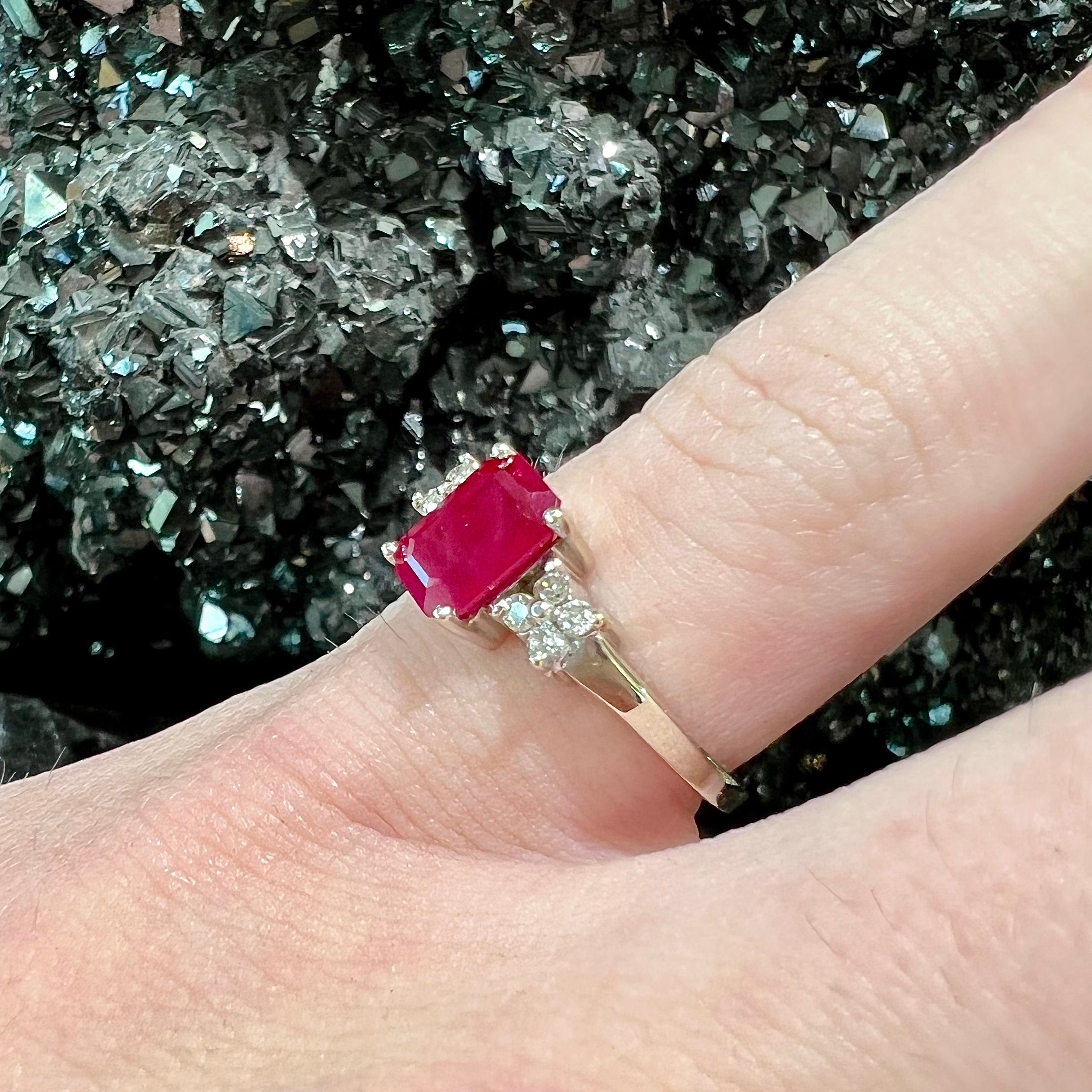 Ruby Engagement Rings | Vintage Ruby Engagement Rings — Antique Jewelry Mall