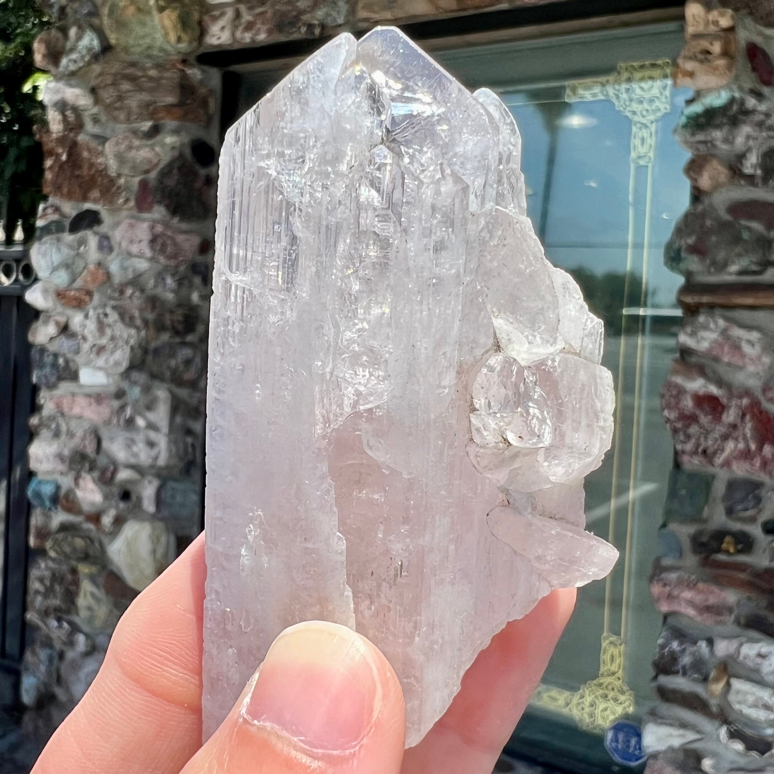 90gr. Gemmy popular Pink Twin Danburite Crystal. La Aurora Mexico.