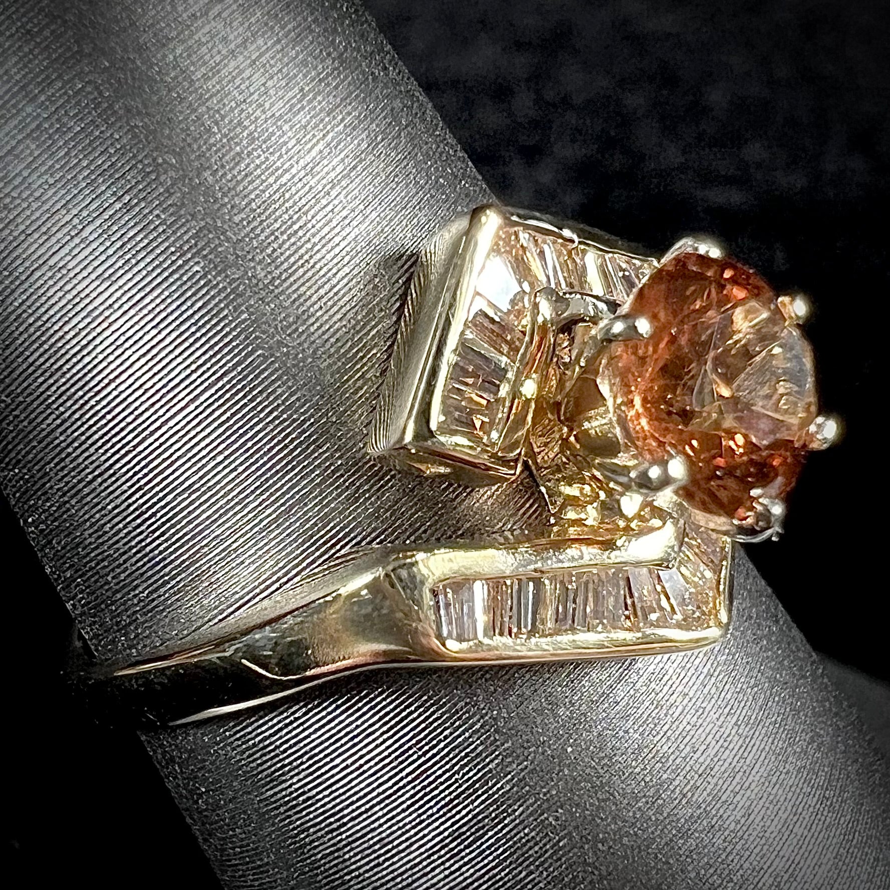 Natural yellow deals topaz ring