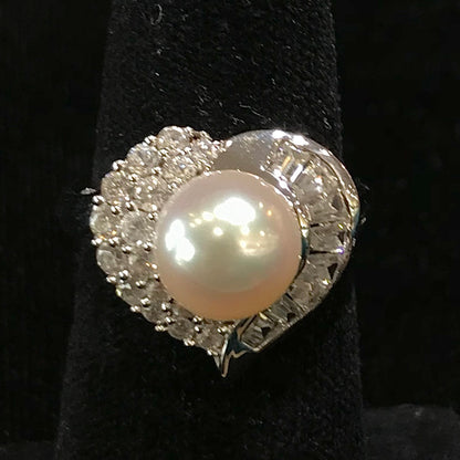 Freshwater Pearl Ring | Sterling Silver