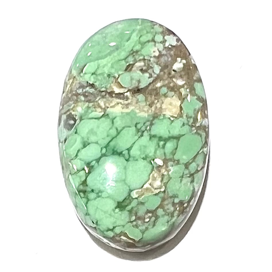 Loose polished Utah variscite stone.