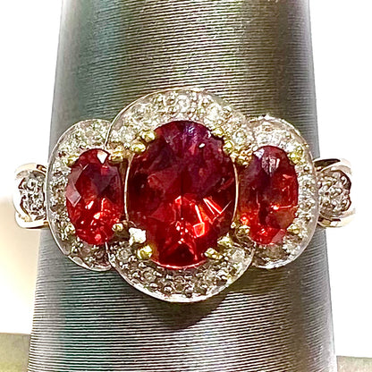 Andesine & Diamond Ring | 14kt