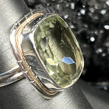 Prasiolite Ring | Sterling Silver