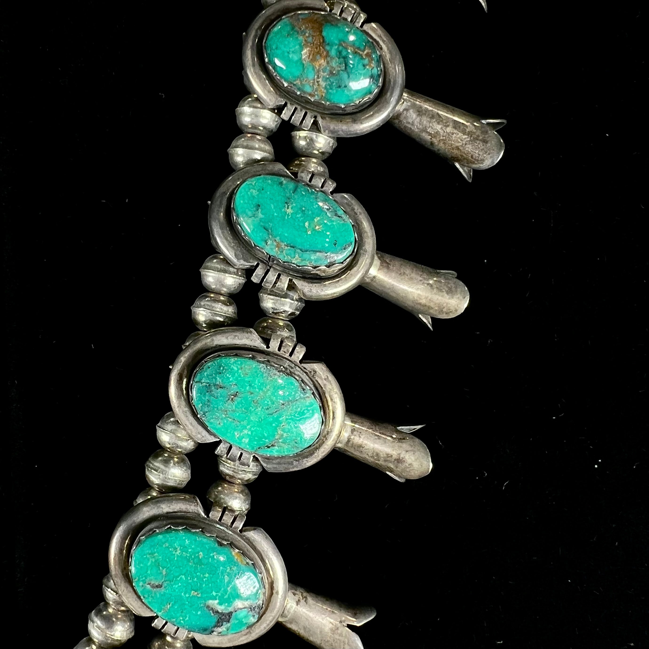 Navajo Sterling Silver & Golden Hills Turquoise Squash Blossom Necklace by  Bob Becenti $3,359 🩵🫶🏼 #squashblossom #navajojewelry… | Instagram
