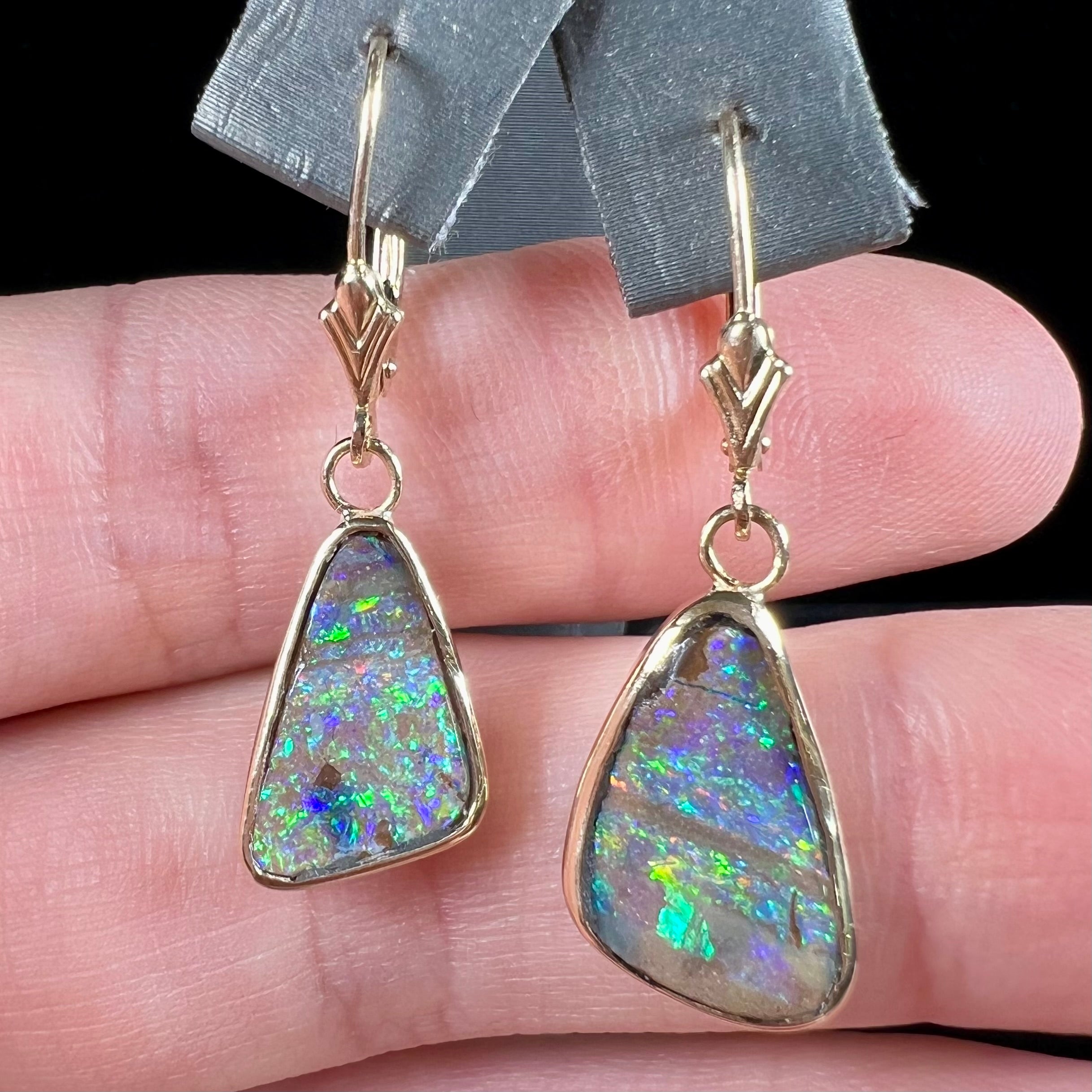 Dangle opal clearance earrings