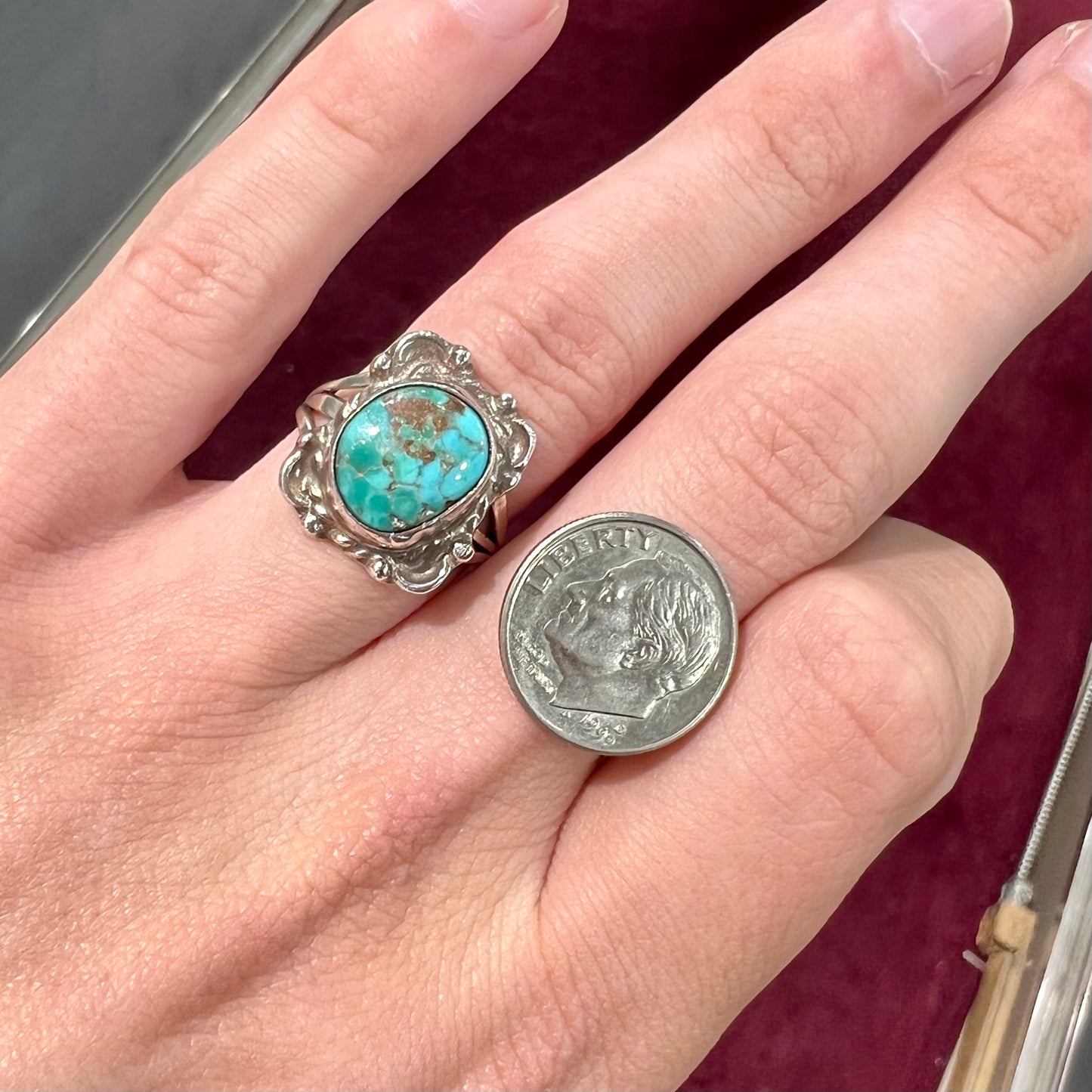 Meridian Silver & Turquoise 5-Piece Ring Set – Idyllwind Fueled by