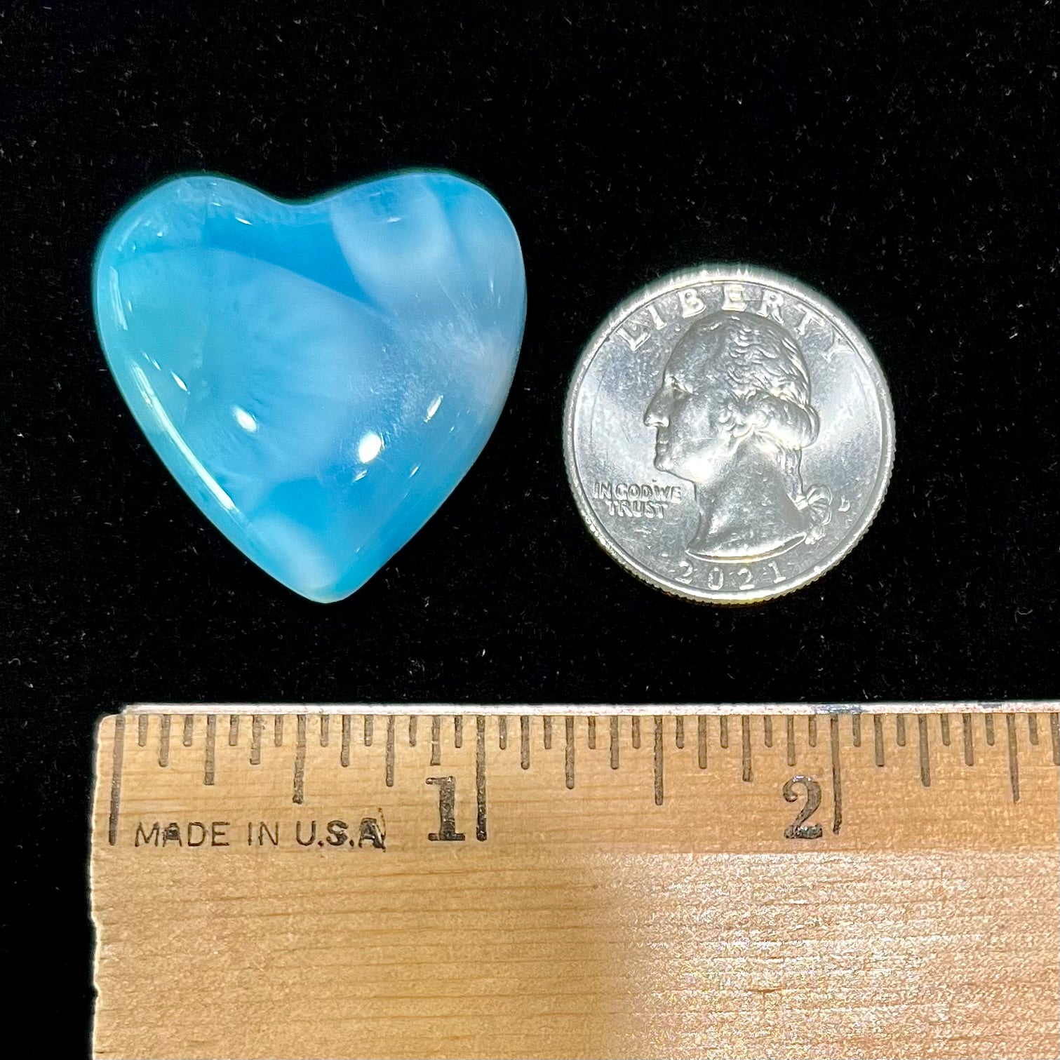 Natural Larimar Gemstone Loose shops Gemstone Larimar Cabochon Larimar Heart Shape Handpolish Larimar.SKU M93