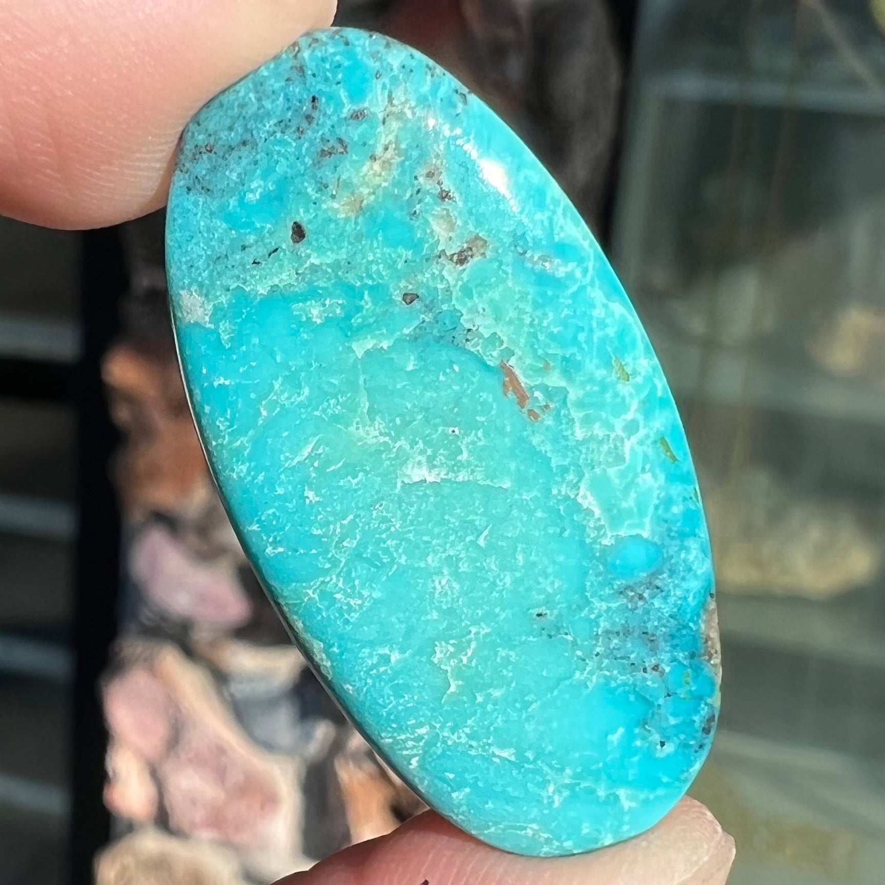 Natural Gem Bisbee Turquoise Cab - tsm.ac.in