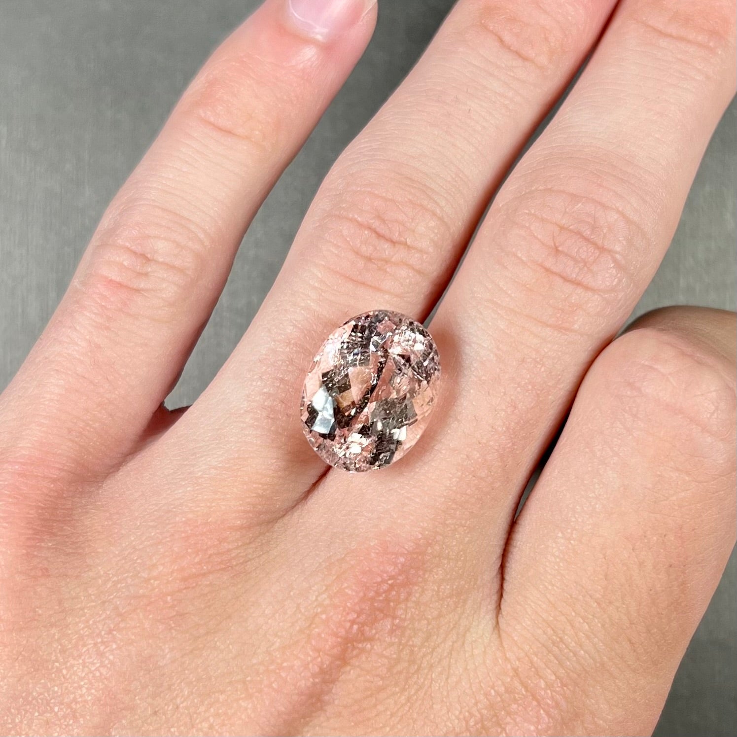 AAA+ Flawless 12.00 Ct Natural Pink Morganite Facet GIT Certified Loose Gemstone Heart Cut Ring & Jewelry Making Gemstone 14 x high quality 14 x 9.24 mm