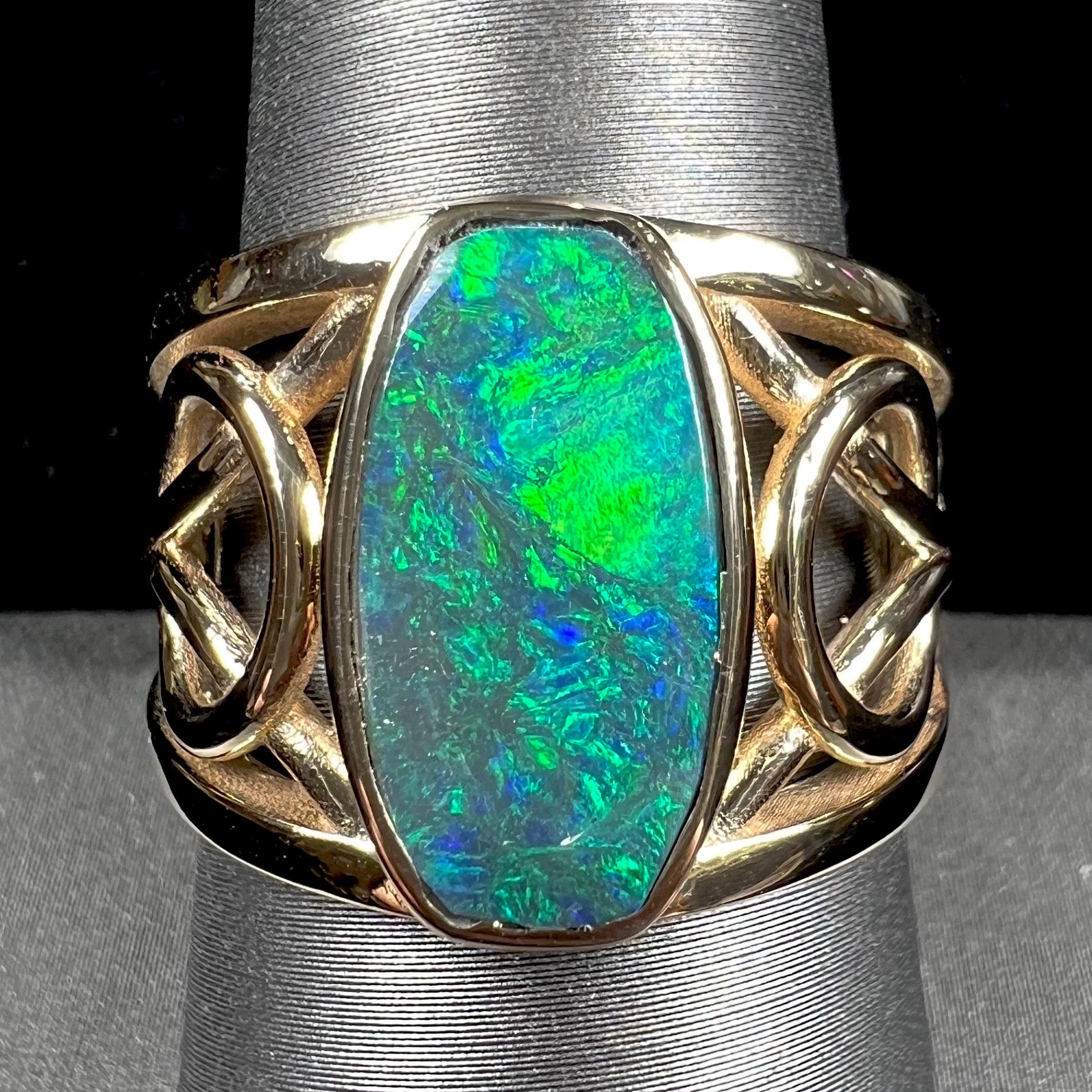 famous black opal jewelry design