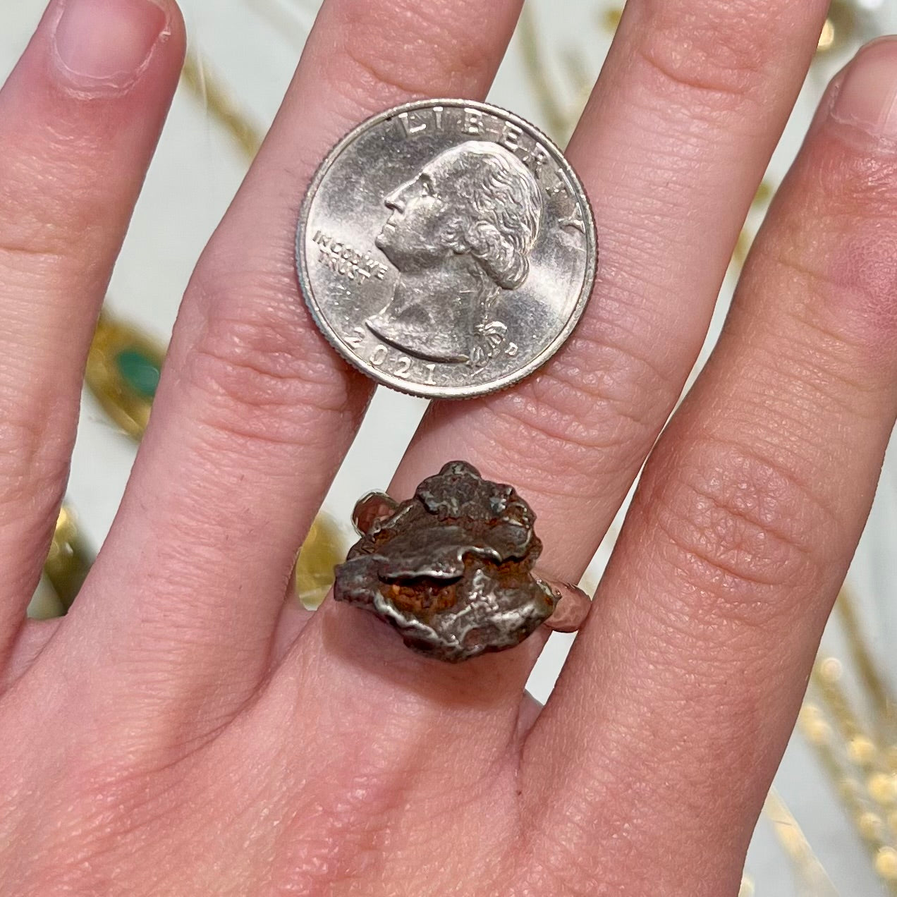 Meteorite rings hot sale for sale