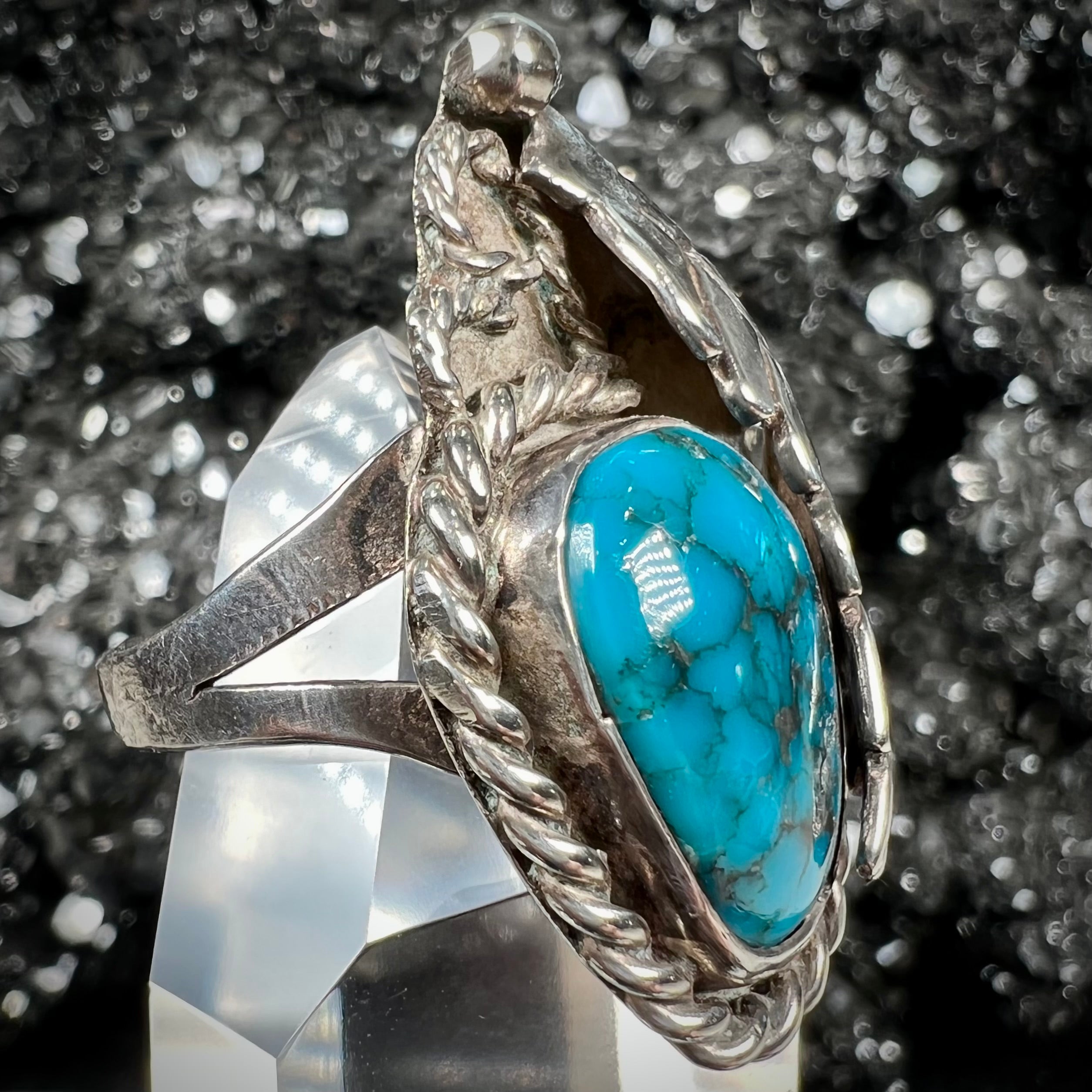 Men's Navajo Turquoise Ring | Burton's – Burton's Gems and Opals