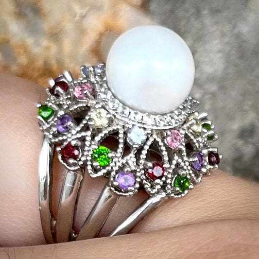 Pearl Princess Ring | Sterling Silver