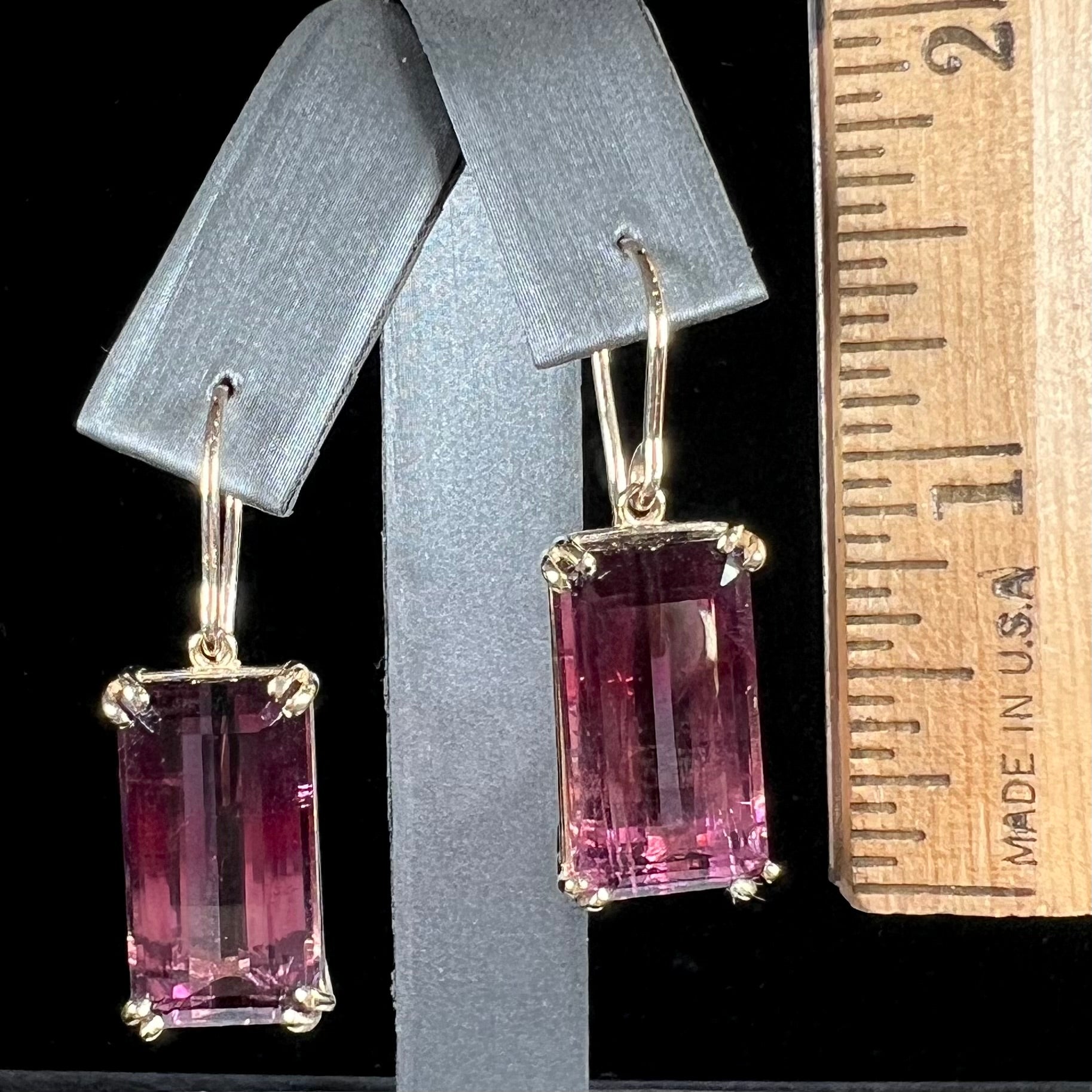 Bomb Party Earrings RBP3393 Love For a Lifetime Pink Tourmaline/Rhodium