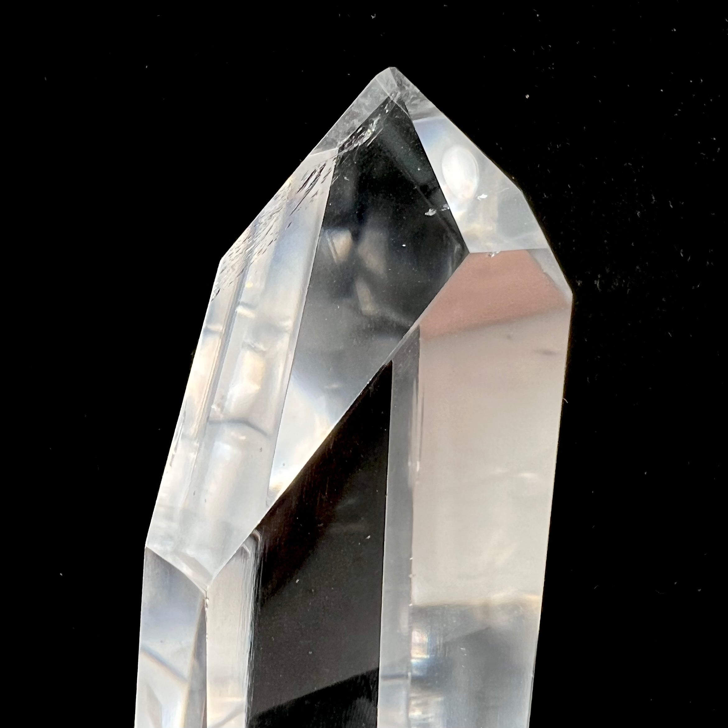 Oracle Desert Jasper/Crystal Clear Quartz Point buying accented with Triquetra and Moonstone